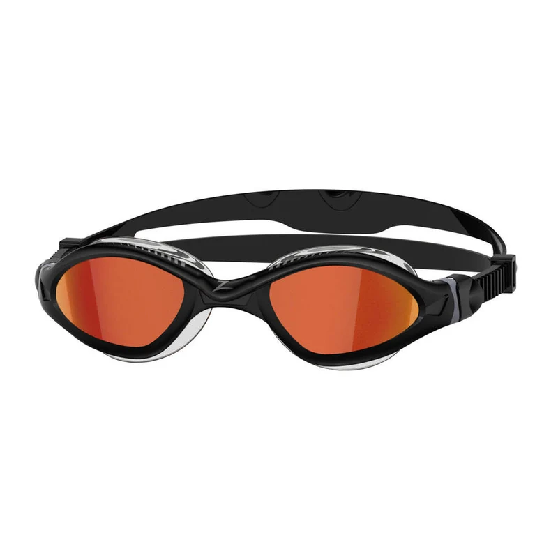 Zoggs Tiger LSR+ Titanium, schwarz/orange