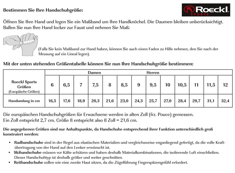 Roeckl Mori 2, Fahrradhandschuhe, schwarz