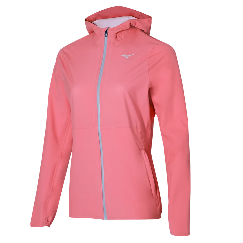 MIZUNO Waterproof 20K Jacket, Damen, sunkissed coral, korall