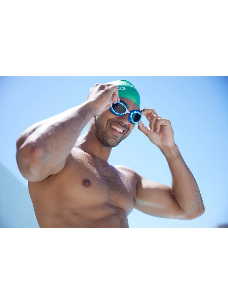 Zoggs Predator, Schwimmbrille, Blue/White/Tint Smoke