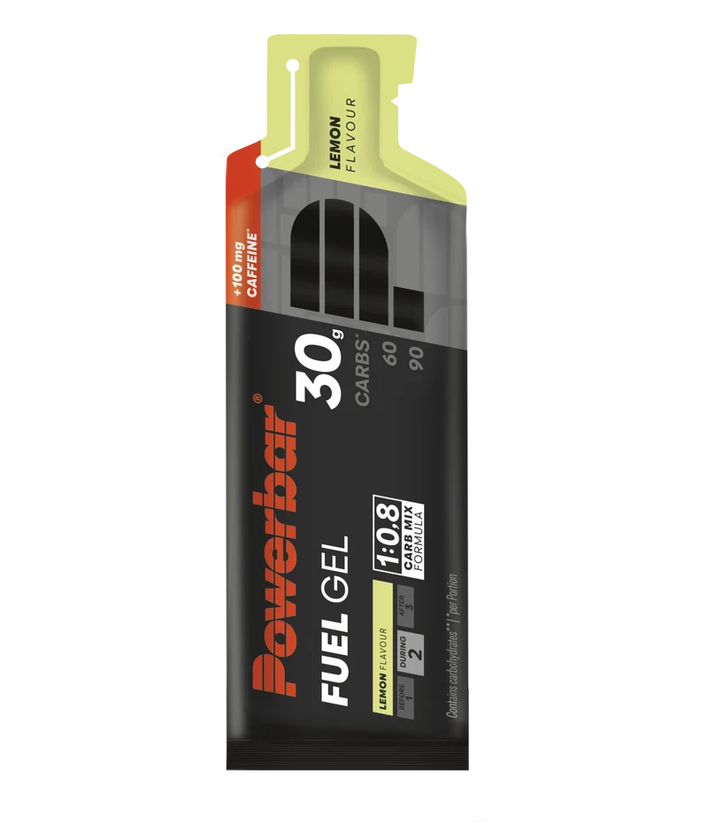 Powerbar Fuel Gel 30 + 100mg Caffeine, Lemon, 50ml
