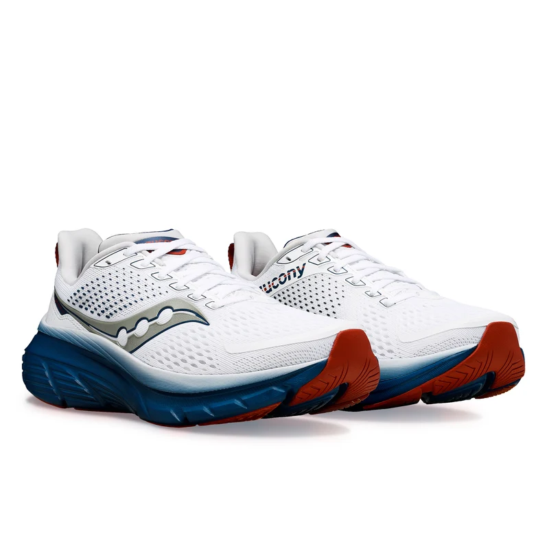 Saucony Guide 17, Herren, White/Navy