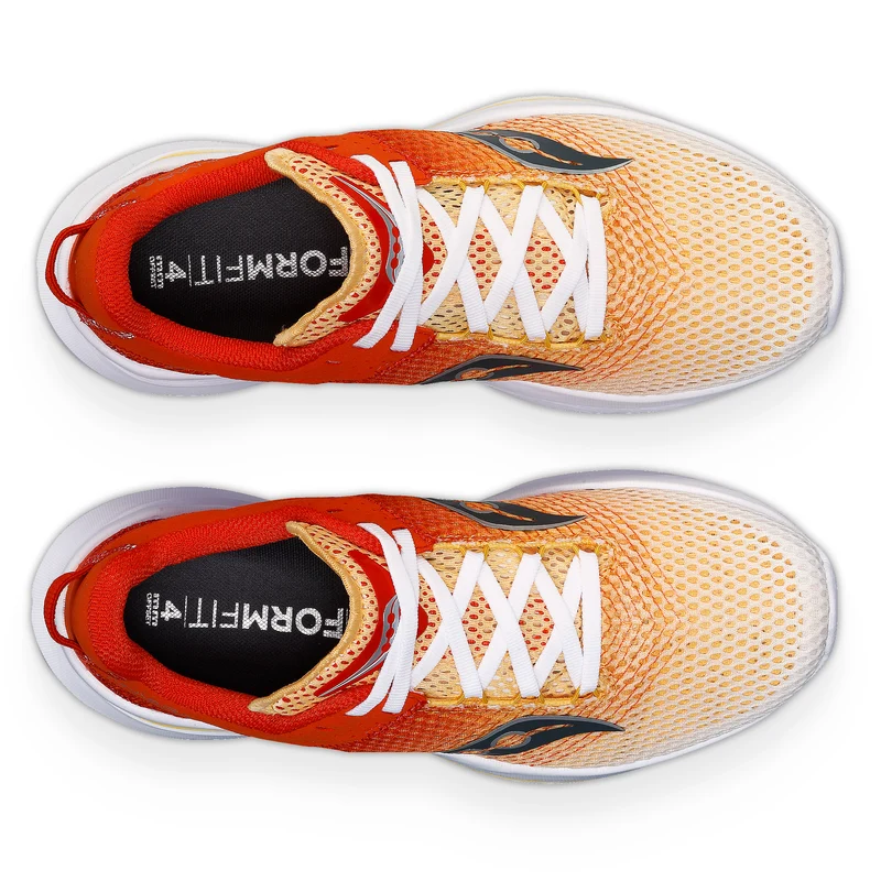 Saucony Kinvara 14, Laufschuhe, Damen,White/Flax
