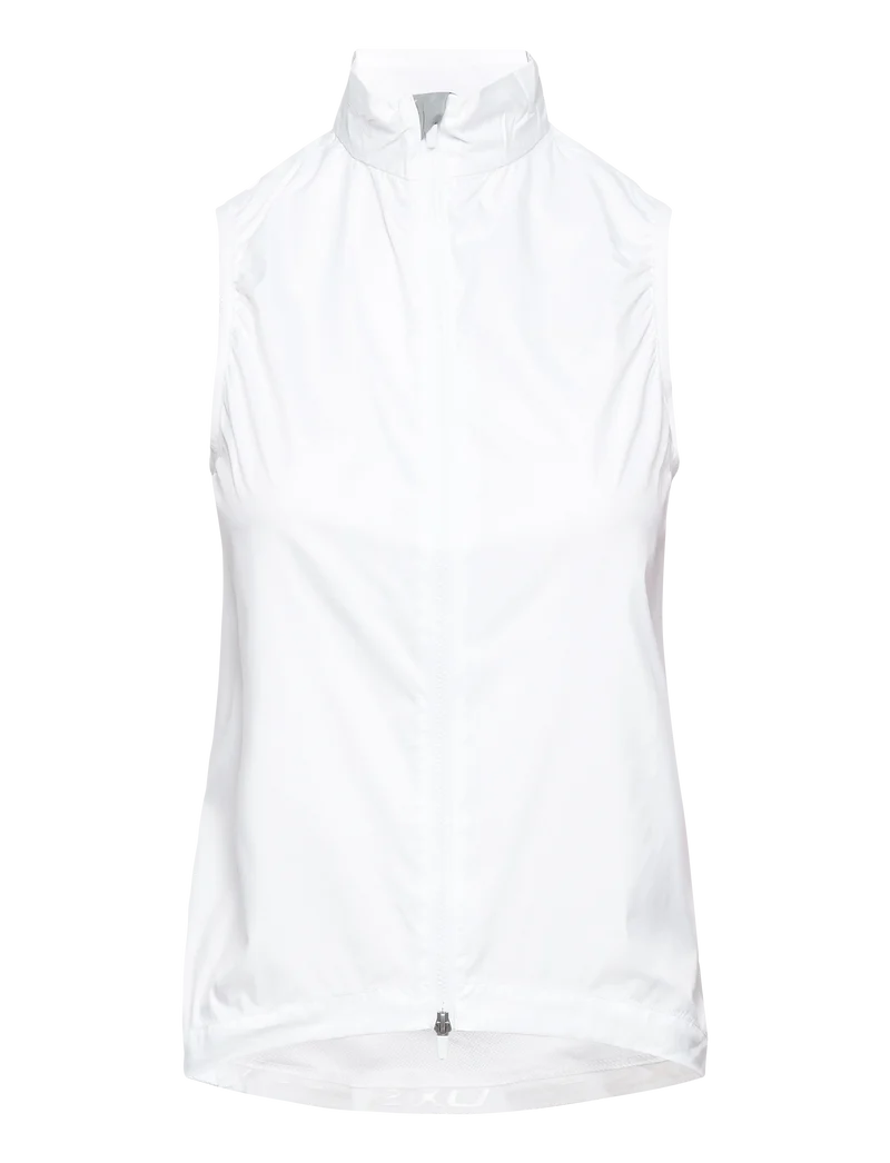 2XU Aero Gilet, Damen, White/White Reflective