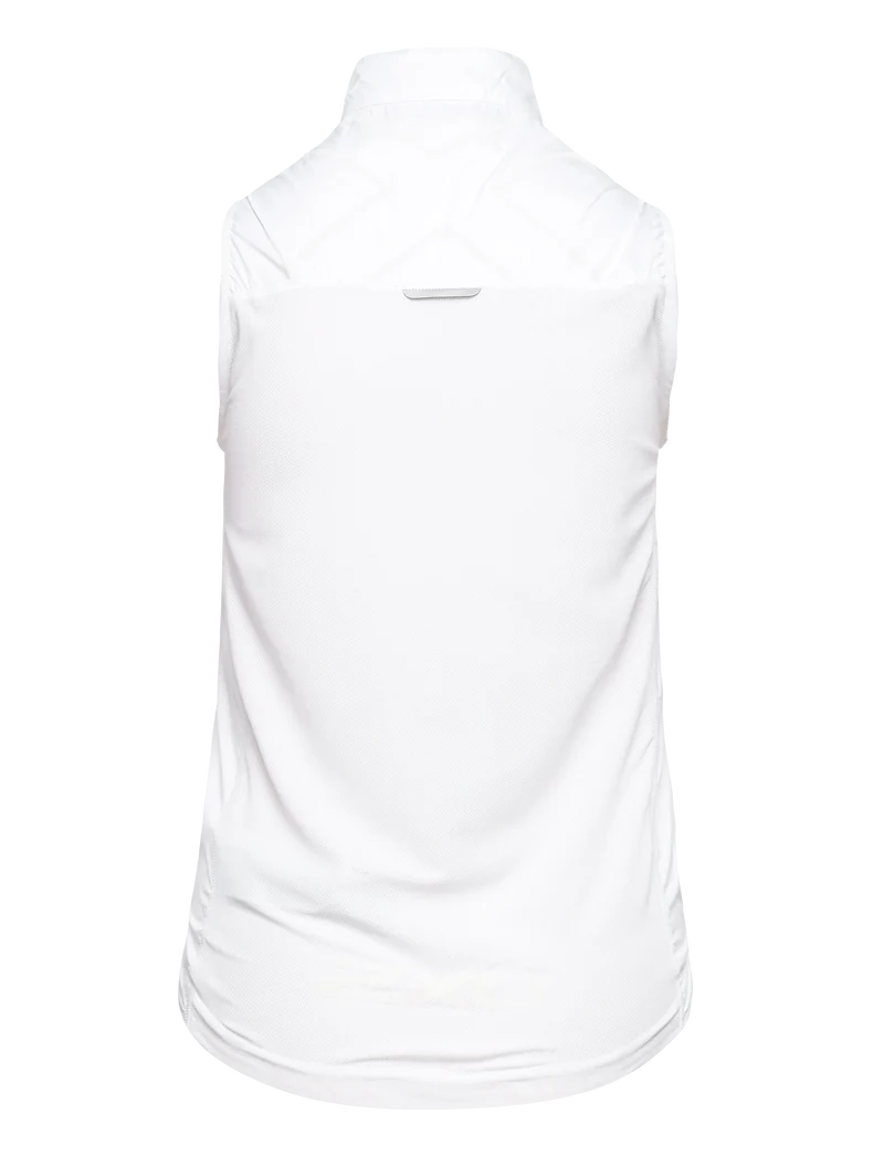 2XU Aero Gilet, Damen, White/White Reflective
