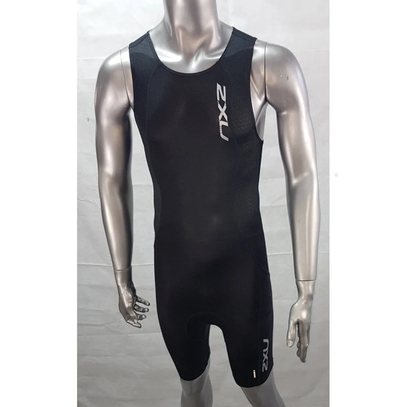 2XU Comp Trisuit, Backzip, Herren, schwarz, Größe XS