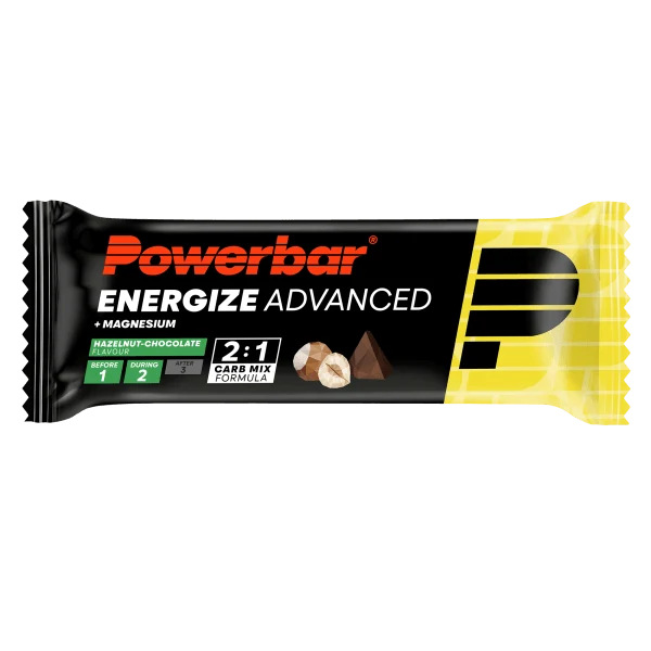 Powerbar Energize Advanced Riegel, Haselnuss/Schokolade, 55g
