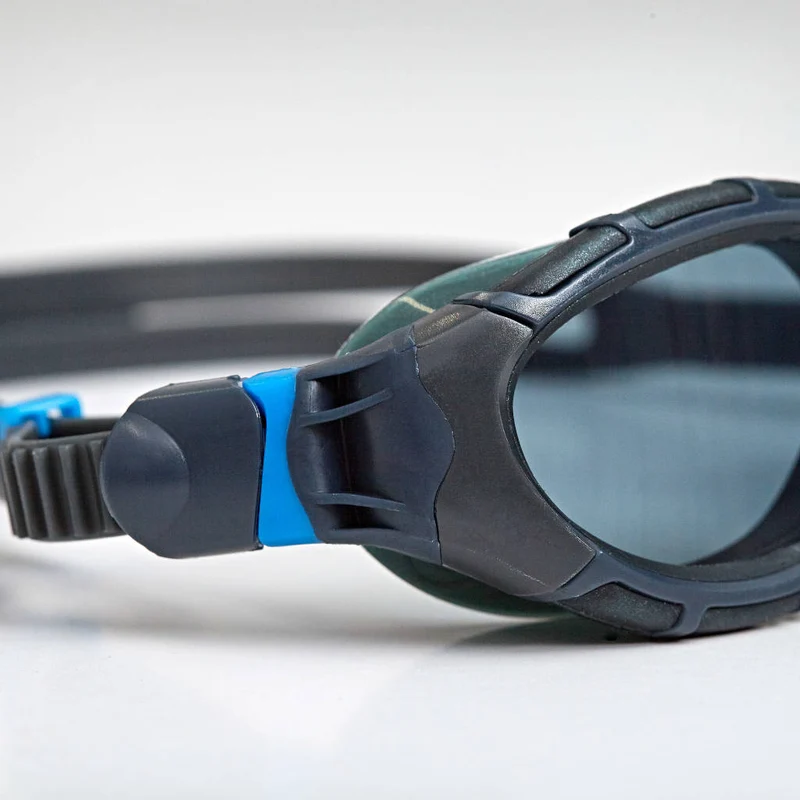 Zoggs Predator Flex, gey/blue/smoke, rauch getönte Gläser, grau/blau