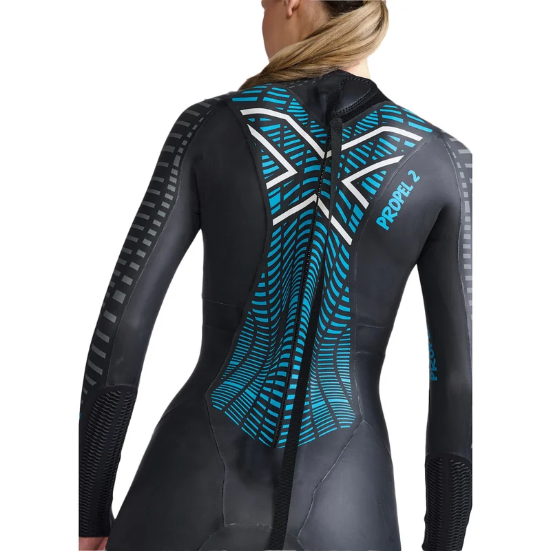 2XU P:2 Propel, Neoprenanzug, Damen, black/aloha, 2026