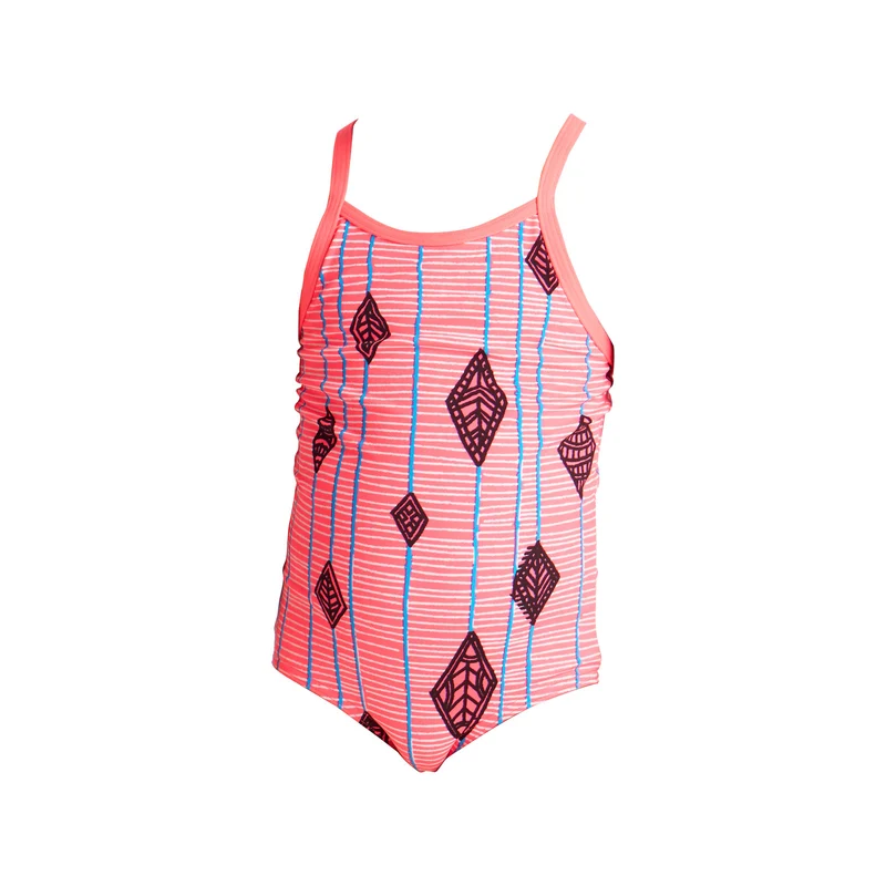 Way Funky Funkita, Toddler Girls Printed One Piece Flying High, Badeanzug, Kinder