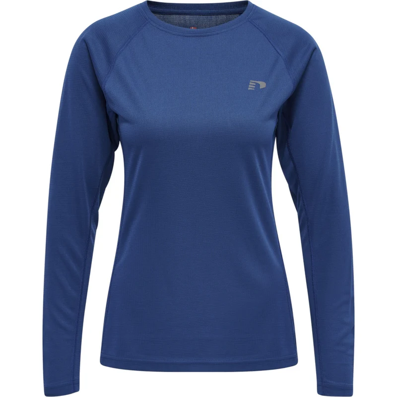 Newline Women Core Running T-Shirt L/S, Damen, true blue, blau